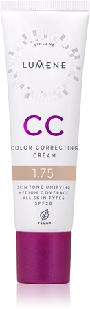 Lumene CC Color Correcting Cream CC Cream for Even Skin Tone SPF 20