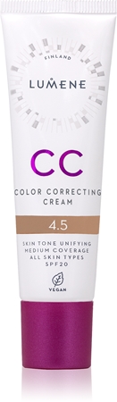 Lumene CC Color Correcting Cream CC Cream for Even Skin Tone SPF 20