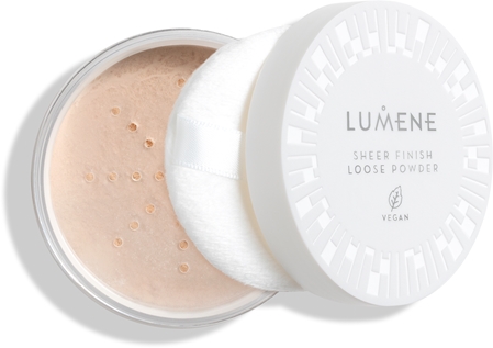 Lumene Nordic Makeup Sheer Finish matt átlátszó púder