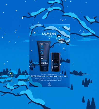 Lumene Men Raikas [Refresh] Gift Set for men