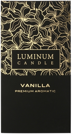 Luminum Candle Premium Aromatic Vanilla vonná sviečka veľká (⌀ 70 –130 mm, 65 h)