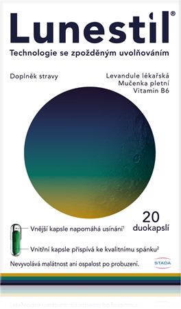 Lunestil DUO kapsle při potížích se spánkem a usínáním