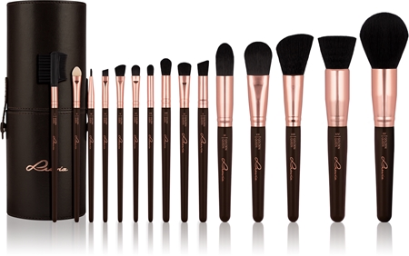 Luvia Cosmetics Golden Queen sada štětců