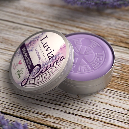 Luvia Cosmetics Lavender Brush Soap Cleansing Soap for cosmetic brushes