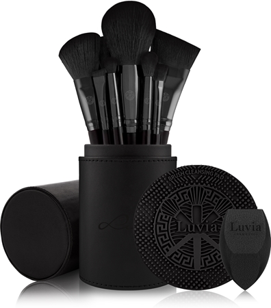 Luvia Cosmetics Prime Vegan Pro Black Edition набір щіточок для макіяжу
