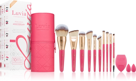 Luvia Cosmetics Prime Vegan Anniversary sada štětců s pouzdrem