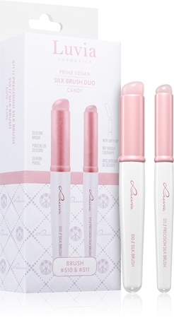Luvia Cosmetics Silk Brush Duo Candy sada štětců