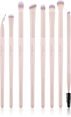 Luvia Cosmetics All Eye Want Nude Aura eye makeup brush set