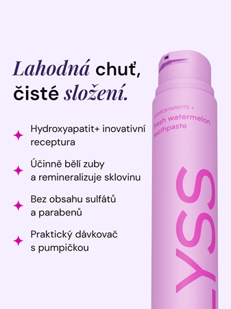 LYSS Vodní Meloun zubní pasta bez fluoridu