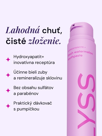 LYSS Vodný Melón zubná pasta bez fluóru