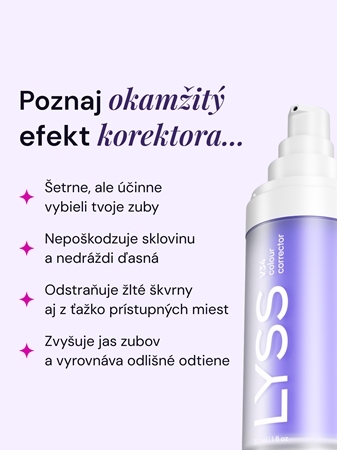 LYSS V34 korektor na bielenie