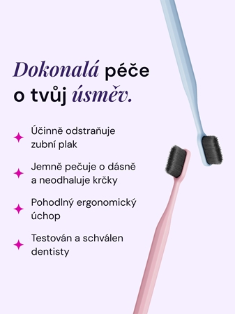LYSS Pink zubní kartáček