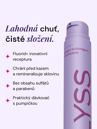 LYSS Hroznová Žvýkačka zubní pasta