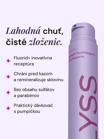 LYSS Hroznová Žuvačka zubná pasta