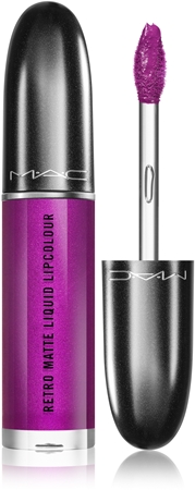 MAC Cosmetics Retro Matte Liquid Lipcolour matná rtěnka s metalickým efektem
