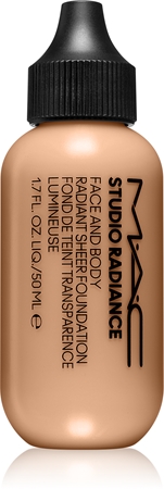 MAC Cosmetics Studio Radiance Face and Body Radiant Sheer Foundation lehký make-up na obličej a tělo