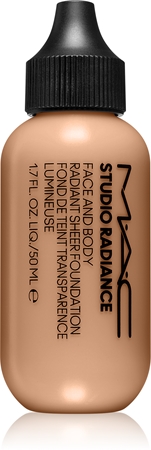 MAC Cosmetics  Studio Radiance Face and Body Radiant Sheer Foundation Leichtes Make-up für Gesicht und Körper