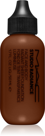 MAC Cosmetics Studio Radiance Face and Body Radiant Sheer Foundation fondotinta leggero per viso e corpo
