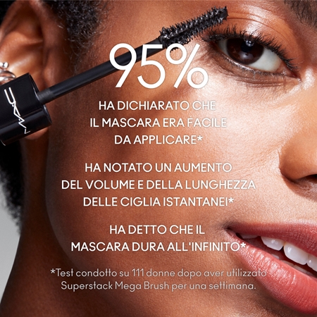 MAC Cosmetics M·A·CStack Mascara Superstack Mega Brush mascara volumizzante e allungante