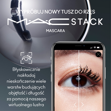 MAC Cosmetics MACStack Mascara Superstack Mega Brush pogrubiający i wydłużający tusz do rzęs