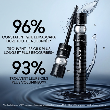 MAC Cosmetics M·A·CStack Waterproof Mascara mascara waterproof cils volumisés