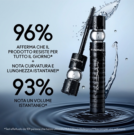 MAC Cosmetics M·A·CStack Waterproof Mascara mascara volumizzante waterproof