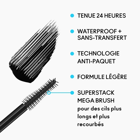 MAC Cosmetics M·A·CStack Waterproof Mascara mascara waterproof cils volumisés