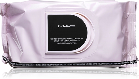 MAC Cosmetics Gently Off Wipes + Micellar Water lingettes démaquillantes
