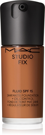 MAC Cosmetics Studio Fix Fluid SPF 15 24HR Matte Foundation + Oil Control Matterende foundation SPF 15