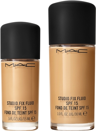 MAC Cosmetics Mini Studio Fix Fluid SPF 15 24HR Matte Foundation + Oil Control matinis makiažo pagrindas SPF 15