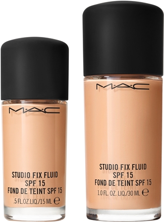 MAC Cosmetics Mini Studio Fix Fluid SPF 15 24HR Matte Foundation + Oil Control matinis makiažo pagrindas SPF 15