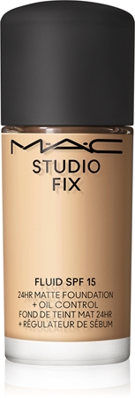 MAC Cosmetics Mini Studio Fix Fluid SPF 15 24HR Matte Foundation + Oil Control matinis makiažo pagrindas SPF 15