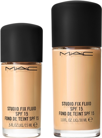MAC Cosmetics Mini Studio Fix Fluid SPF 15 24HR Matte Foundation + Oil Control matinis makiažo pagrindas SPF 15