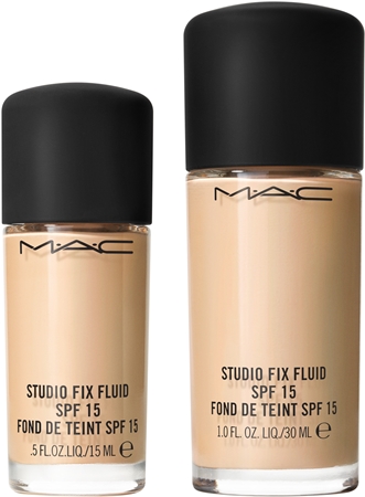 MAC Cosmetics Mini Studio Fix Fluid SPF 15 24HR Matte Foundation + Oil Control matinis makiažo pagrindas SPF 15