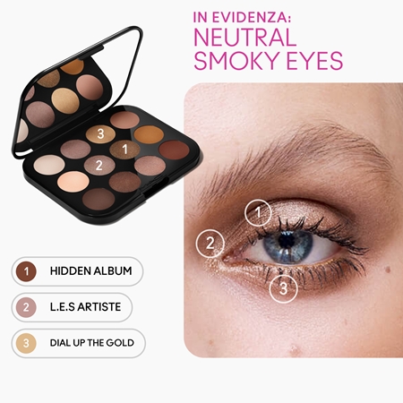 MAC Cosmetics Connect In Colour Eye Shadow Palette 12 shades palette di ombretti