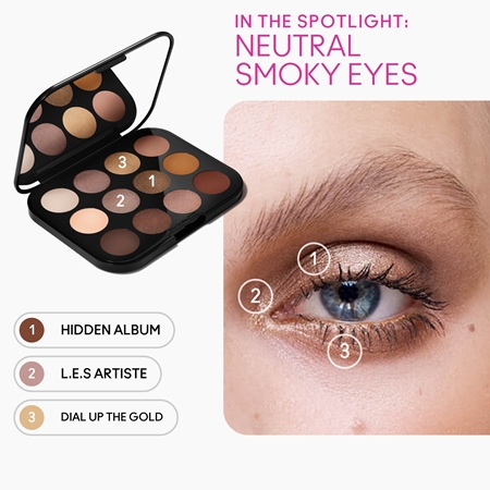 MAC Cosmetics Connect In Colour Eye Shadow Palette 12 shades paleta cieni do powiek