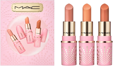 MAC Cosmetics Bubbles & Bows Taste of Bubbly Mini Lipstick Kit Presentförpackning Sparkling Wine(för läppar) Skugga