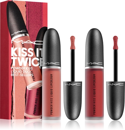 MAC Cosmetics Kiss It Twice Gift Set for lips shade Best-Sellers