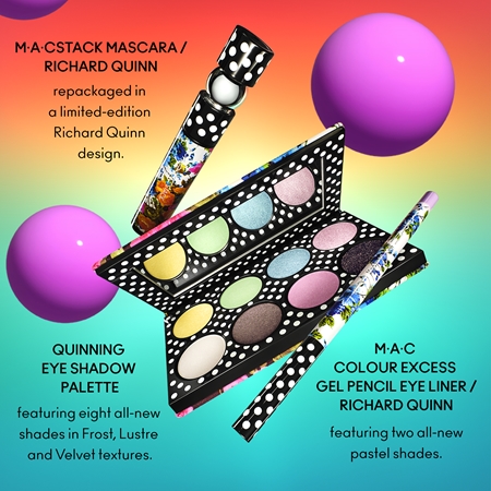 MAC Cosmetics Richard Quinn Eye Shadow Palette paletka do makijażu oczu