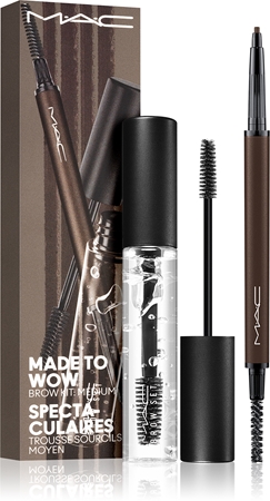 MAC Cosmetics Made To Wow Brow Kit gift set shade Medium
