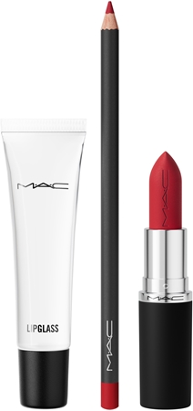 MAC Cosmetics Claim To Fame Lip Trio Geschenkset für Lippen Farbton Ruby Woo