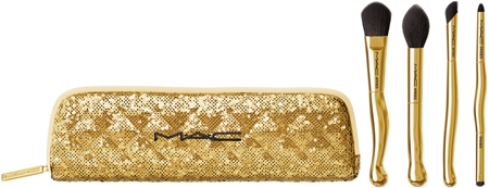 MAC Cosmetics Holiday Golden Touch Mini Brush Kit Geschenkset mit einem Pinsel