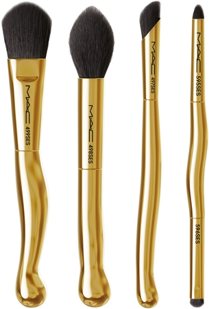MAC Cosmetics Holiday Golden Touch Mini Brush Kit Geschenkset mit einem Pinsel