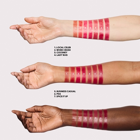 MAC Cosmetics Lustreglass Sheer-Shine Lipstick blizgūs lūpų dažai