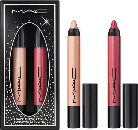 MAC Cosmetics Holiday Decadent Dazzlelips Crayon Duo gift set for lips