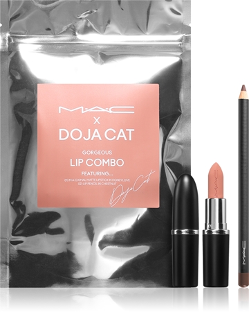 MAC Cosmetics MAC x Doja Cat Gorgeous Nude Lip Kit lūpų priemonių rinkinys