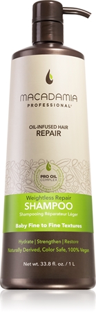 Macadamia Natural Oil Weightless Repair лек хидратиращ шампоан за всички видове коса