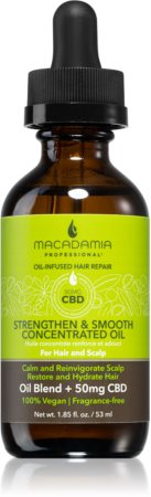 Macadamia Natural Oil Strengthen & Smooth regenerierendes Öl mit Detox-Effekt für Kopfhaut und Haarwurzeln