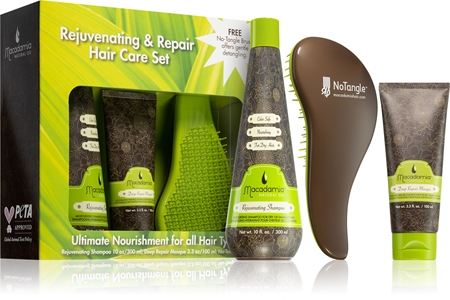 Macadamia Natural Oil Rejuvenating Set (für trockenes und beschädigtes Haar)