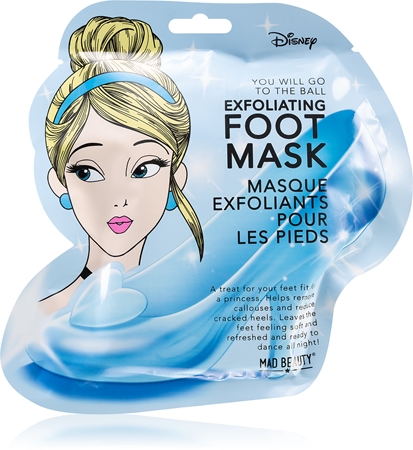 Mad Beauty Disney Princess Cinderella hámlasztó maszk lábakra